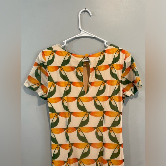 Farm Rio Printed Mesh Midi Dress - Picture 10 of 10